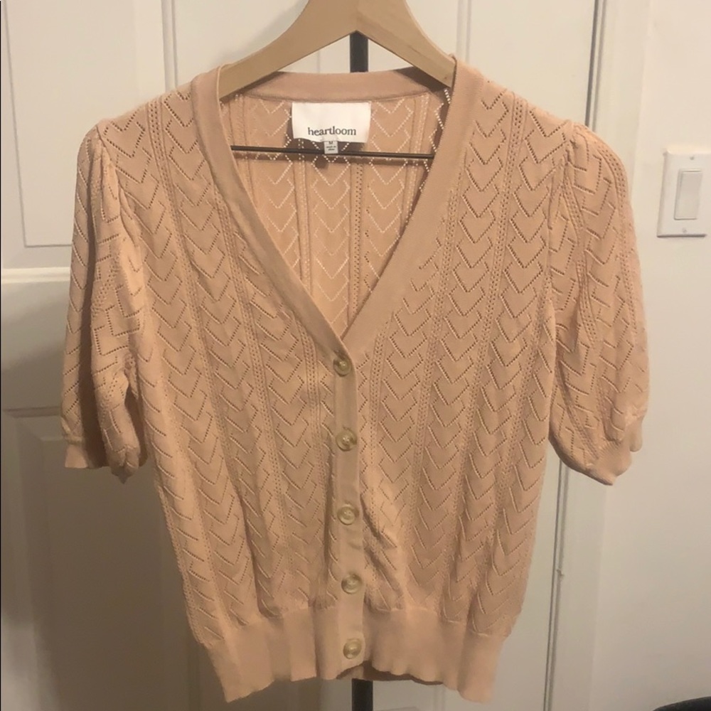 Heartloom Short sleeve cardigan